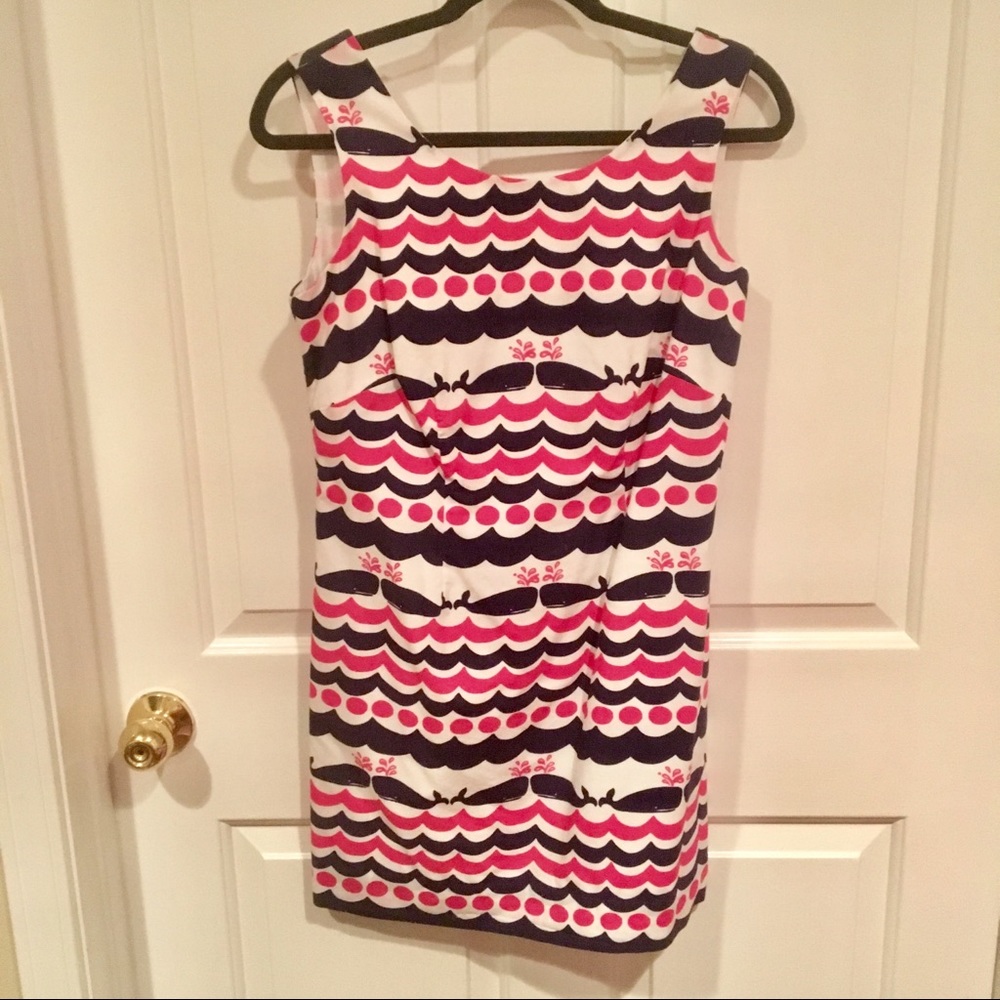 LILLY PULITZER DELIA WHALES TALES SIZE 4